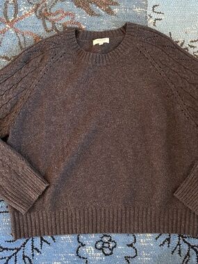 Weekend LA Charcoal Crewneck Sweater